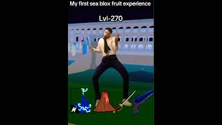 My first sea blox fruit experience [upl. by Jackquelin]