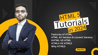 HTML5 Tutorials in 2024  HTML Features All Version add remove tags and att in HTML5 amp Why HTML5 [upl. by Losse]