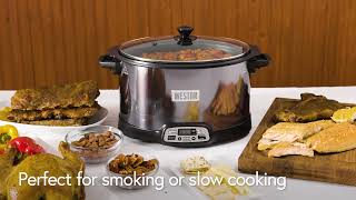 Weston 2in1 Smoker Slow Cooker Overview [upl. by Aiken]