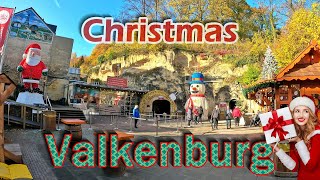 Explore the Magical Christmas Town of Valkenburg Netherlands  4K Video Awaits [upl. by Htur]