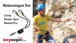 Klettersteigset Test Camp Kinetic Gyro Rewind Pro bergsteigencom [upl. by Eitsim470]