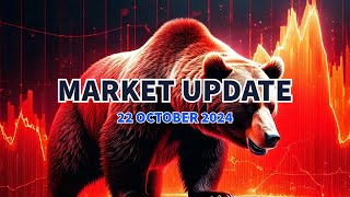 Strong falls as yields rise  Market Update  22nd October 2024 [upl. by Arreik]