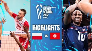 🇵🇱 POL vs 🇹🇳 TUN  Highlights Final Phase  Mens World Championships 2022 [upl. by Ioved955]