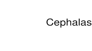 How to pronounce Cephalaspis [upl. by Ecirtnahs]