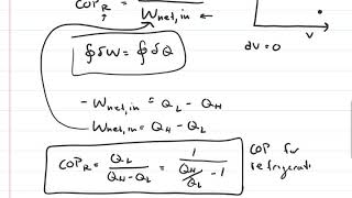 Mechanical Engineering Thermodynamics  Lec 23 pt 3 of 4 Coefficient of Performance [upl. by Calv806]