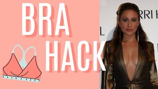 NEW bra hack for backless dress  low cut  lift [upl. by Floria]