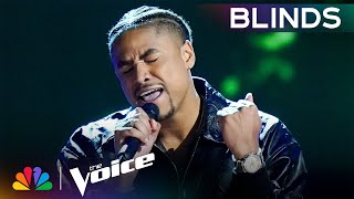 Torion Sellers Put His Own Spin on quotThere Goes My Babyquot  The Voice Blind Auditions  NBC [upl. by Esserac]