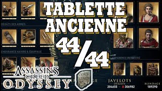 ASSASSINS CREED ODYSSEY Toutes Les Tablettes Anciennes x44  Localisation  Position [upl. by Seymour]