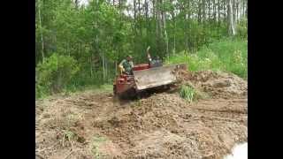 John Deere Dozer Pushing Dirt [upl. by Allehc999]