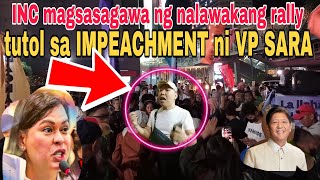 edsa shrine update  inpeachment kay vp sara makakaliwang grupo naghain ng case [upl. by Novah69]