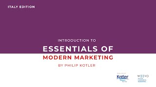 Introduction to Essentials of Modern Marketing By Philip Kotler [upl. by Inatirb]