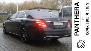 Mercedes S560 W222  Panthera LEO MAGNA Sound Booster  Aktywny Wydech  Wydechowepl [upl. by Ateekan925]