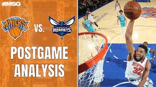 KAT amp OG Lead The Way In Knicks Win Over Hornets  New York Knicks [upl. by Hluchy210]