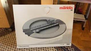 Unboxing Märklin 74861 Drehscheibe Teil1 [upl. by Hpesoj]