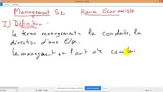 Management S2 Résumé du cours complet [upl. by Jason]