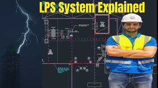 Lightning Protection System LPS Design in AutoCAD  Things You Must Consider in a Roof Plan [upl. by Einahpit]