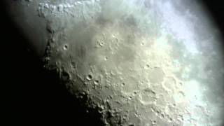 Moon via HP HD4110 webcam and Meade ETX 90 [upl. by Kared]