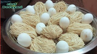 5 kg Street food egg noodles simple cooking recipe  egg noodles  egg recipe  noodles recipe [upl. by Rillings898]