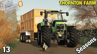 TRACTOR UPGRADE RIGHT CHOICE Thornton Farm Timelapse  FS19 Ep 13 [upl. by Caundra]