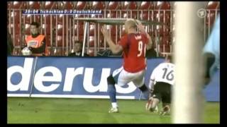 Jan Koller vs Philipp Lahm [upl. by Neelyhtak557]