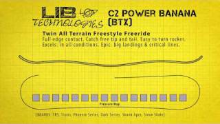 Lib Tech C2 Power Banana C2BTX [upl. by Clapper]