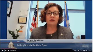 Senate Republicans Present Bill Allow Schools to Manage Openings [upl. by Aynahs]