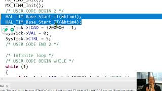 Timers and Systick interrupts and polling with STM32CubeIDE [upl. by Oler895]