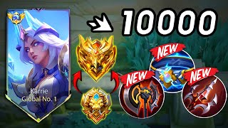 WHEN GLOBAL KARRIE ABUSE THIS NEW TRUE DAMAGE BUILD IN SOLO RANKED GAME😱  100 BROKEN DAMAGE [upl. by Sapers]