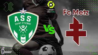 SAINTÉTIENNE x METZ  Ligue 1 Uber Eats PromotionRelegation Playoff  30052024 [upl. by Faucher]