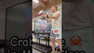 Crab Rave in music class musicteacher crabrave [upl. by Laersi]