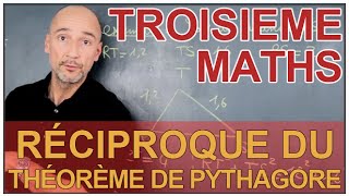 Réciproque du théorème de Pythagore  Maths 3e  Les Bons Profs [upl. by Anelra]