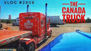 THE CANADA TRUCK  My Trucking Life  Vlog 2808 [upl. by Jaban]