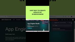 Easy way to create an update set in ServiceNow [upl. by Alyal]