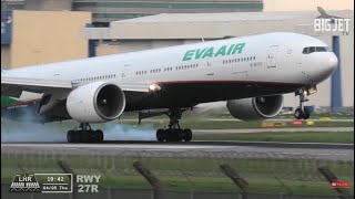 London Heathrow Airport 27R Arrivals 4K [upl. by Sonahpets]