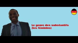 Cours dallemand A1 B2 Le genre des substantifs en allemand les féminins [upl. by Ashmead]