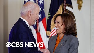 Biden endorses Kamala Harris for president after dropping out of 2024 race [upl. by Katha]