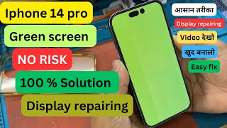 iphone 14 pro green screen problem  iphone 14 pro green screen issue iphone 14 pro greenscreen fix [upl. by Hebrew]