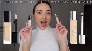 Dior Forever Skin Correct Full Coverage Concealer vs Dior Backstage Concealer [upl. by Dupuy]