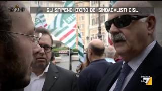 Gli stipendi doro dei sindacalisti CISL [upl. by Anastos]