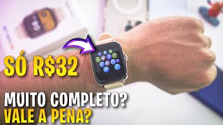 😱 COMPREI o SMARTWATCH de 32 REAIS da SHOPEE Muito completo Simson Lab H13 Mini Review [upl. by Lecram72]