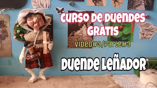 🎈Diy como hacer cuerpo🍀 de duendes de porcelana fría y alambre♻️ [upl. by Damita]