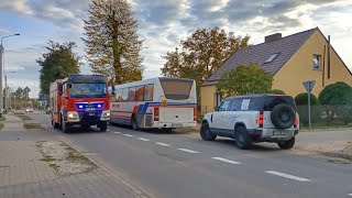 POŻAR LINII Alarmowo GBARt i GCBA z JRG Chodzież [upl. by Inwat]