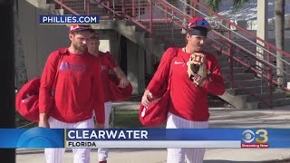 Phillies hold first fullsquad workouts of spring training [upl. by Pillyhp988]