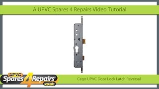 Cego Door Lock Case Latch Reversal [upl. by Rehpotsrik]