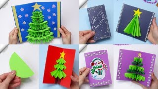 14 DIY christmas cards How to make christmas card Christmas card ideas [upl. by Korff]