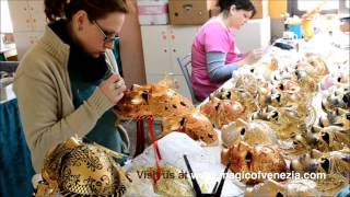 How Venetian Masks are made Part 3 [upl. by Yonita]