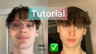 EASIEST Tutorial from Straight to Fluffy  Messy Hair🔥 [upl. by Irek]