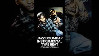 Boom Bap 90s Freestyle Type Beat ProdOne Hot Drink jazzy boombap atribecalledquest typebeat [upl. by Eanod]