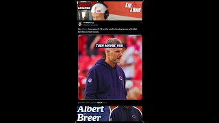 Albert Breer weighs in on if chicagobears HC Matt Eberflus is a dead man walking [upl. by Schargel132]