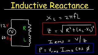 Inductive Reactance Impedance amp Power Factor  AC Circuits  Physics [upl. by Nikal]